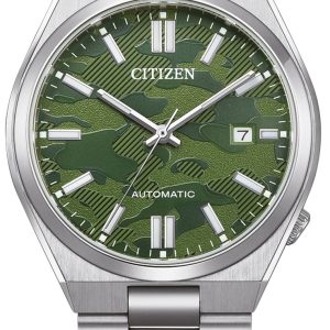 Citizen Herrklocka NJ0159-86X Tsuyosa Collection Grön/Guldtonat