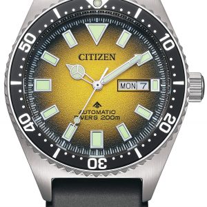 Citizen Herrklocka NY0120-01X Promaster Gul/Gummi Ø41 mm