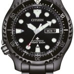 citizen herrklocka ny0145-86ee promaster svart/stål ø44 mm