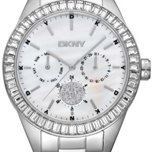 DKNY Damklocka DK1L027M0015 Nolita Multi Glitz Vit/Stål Ø40 mm