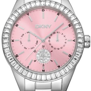 DKNY Damklocka DK1L027M0025 Nolita Multi Glitz Rosa/Stål Ø40 mm