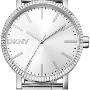 DKNY Damklocka DK1L034M0035 Soho Maxi Silverfärgad/Stål Ø40 mm