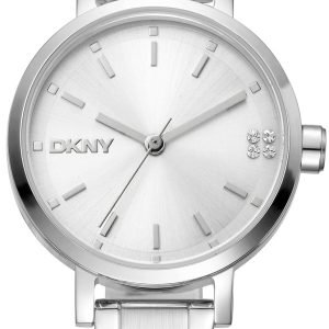 DKNY Damklocka DK1L038M0045 Soho Glitz Silverfärgad/Stål Ø30 mm