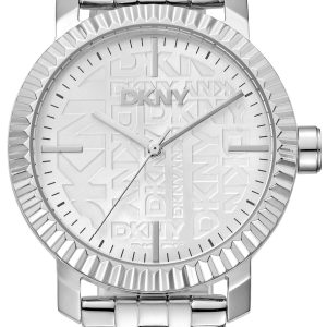 DKNY Damklocka DK1L053M0015 Chambers Maxi Silverfärgad/Stål Ø36 mm