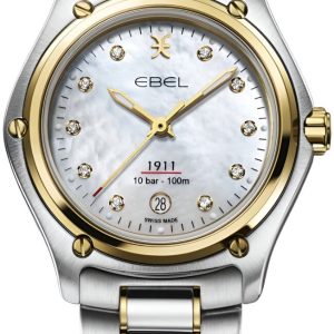 Ebel 1911 Damklocka 1216572 Vit/18 karat gult guld Ø30 mm