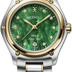 Ebel 1911 Damklocka 1216573 Grön/18 karat gult guld Ø30 mm