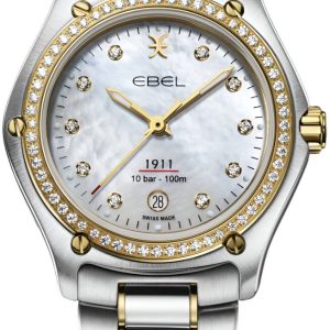 Ebel 1911 Damklocka 1216575 Vit/18 karat gult guld Ø30 mm