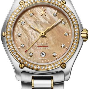 Ebel 1911 Damklocka 1216576 Beige/18 karat gult guld Ø30 mm