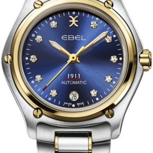 Ebel 1911 Damklocka 1216637 Blå/18 karat gult guld Ø30 mm