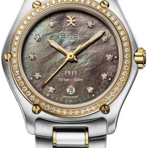 Ebel 1911 Damklocka 1216661 Grå/18 karat gult guld Ø30 mm