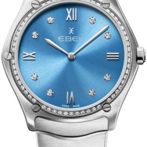 Ebel Damklocka 1216602 Classic Blå/Stål Ø33 mm