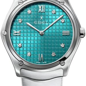 Ebel Damklocka 1216646 Classic Blå/Stål Ø33 mm