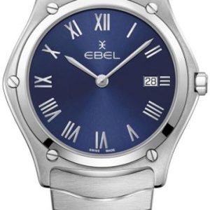 Ebel Herrklocka 1216420A Classic Blå/Stål Ø40 mm
