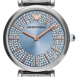 Emporio Armani Damklocka AR11594 Gianni T-bar Blå/Stål Ø32 mm