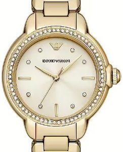 Emporio Armani Damklocka AR11609 Mia Guld/Gulguldtonat stål Ø32 mm