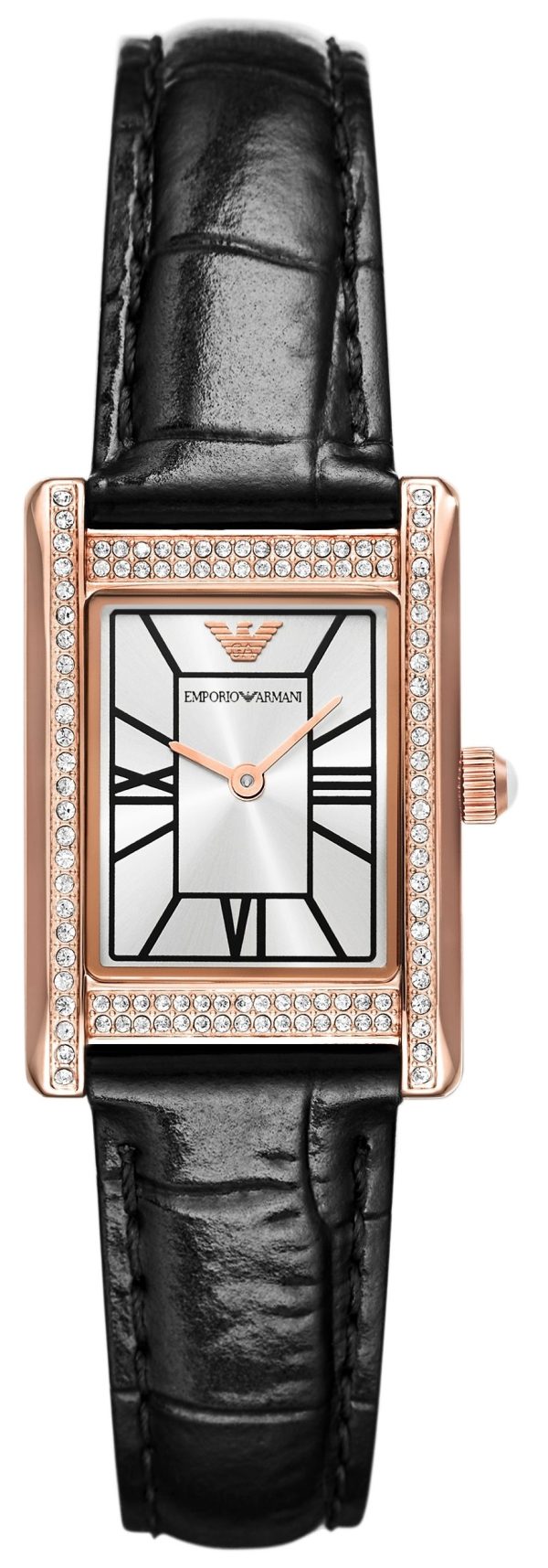 emporio armani damklocka ar11624 genni silverfärgad/läder
