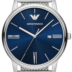 Emporio Armani Herrklocka AR11571 Minimalist Blå/Stål Ø42 mm