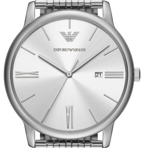 Emporio Armani Herrklocka AR11599 Minimalist Svart/Stål Ø42 mm