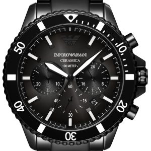 Emporio Armani Herrklocka AR70010 World Explorer Grå/Keramik Ø42 mm