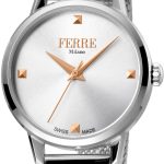 ferrè milano damklocka fm1l136m0051 silverfärgad/roséguldstonat