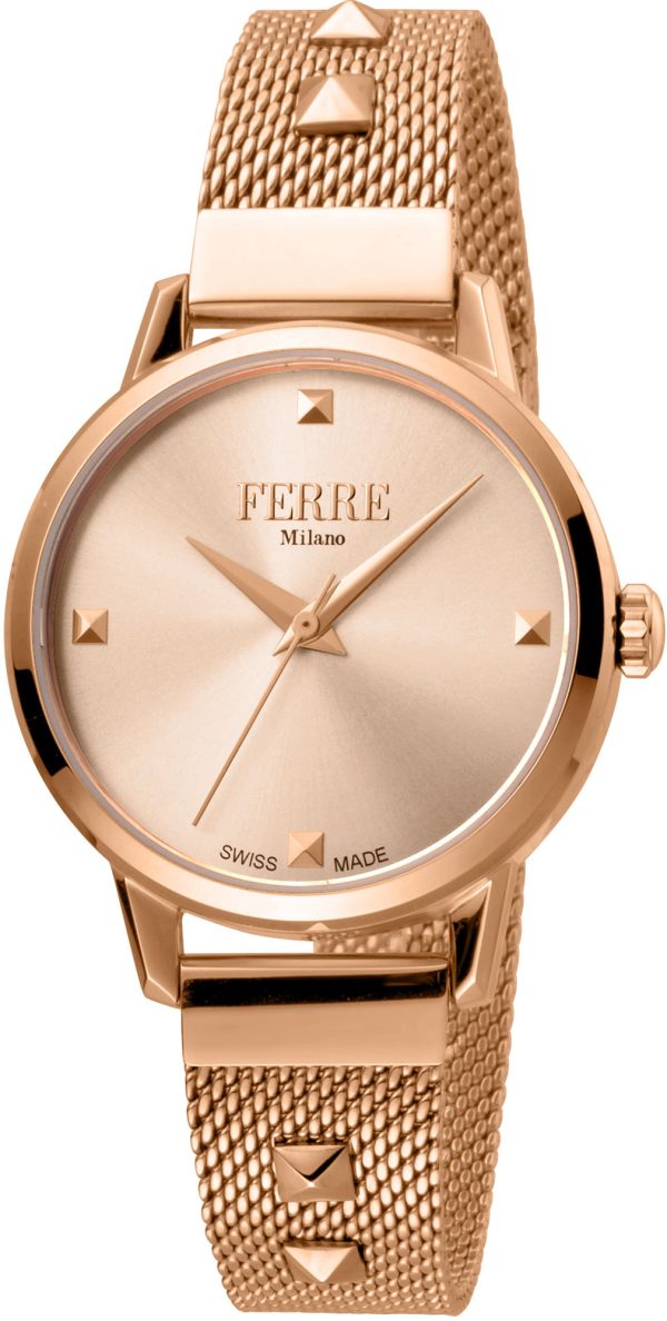 ferrè milano damklocka fm1l136m0071 roséguldstonad/roséguldstonat