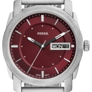 Fossil Herrklocka FS6014 Machine Röd/Stål Ø42 mm