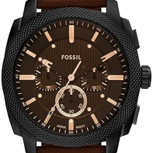 Fossil Herrklocka FS6101 Machine Brun/Läder Ø44 mm