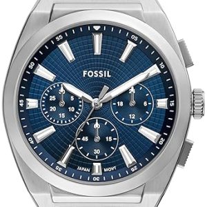 Fossil Herrklocka FS6104 Everett Blå/Stål Ø44 mm