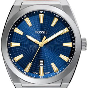 Fossil Herrklocka FS6115 Everett Blå/Läder Ø42 mm