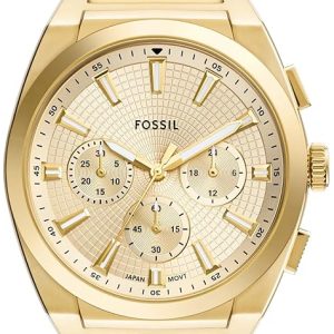 Fossil Herrklocka FS6119 Everett Guld/Gulguldtonat stål Ø42 mm