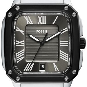 Fossil Herrklocka FS6122 Crosby Grå/Stål