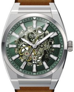 Fossil Herrklocka ME3261 Everett Grön/Läder Ø42 mm