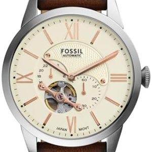 Fossil Herrklocka ME3266 Townsman Beige/Läder Ø44 mm