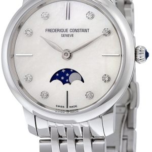 Frederique Constant Damklocka FC-206MPWD1S6B Classics Vit/Stål Ø30