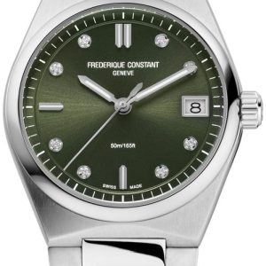 Frederique Constant Damklocka FC-240GRD2NH6B Highlife Grön/Stål