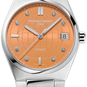 Frederique Constant Damklocka FC-303OD2NH6B Highlife Orange/Stål