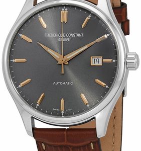 Frederique Constant Herrklocka FC-303LGR5B26 Classics Grå/Läder