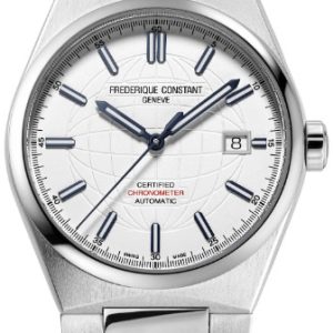 Frederique Constant Herrklocka FC-303S3NH26B Highlife Vit/Stål Ø39
