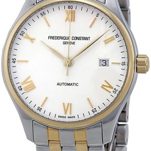 Frederique Constant Herrklocka FC-303WN5B3B Classics Vit/Gulguldtonat