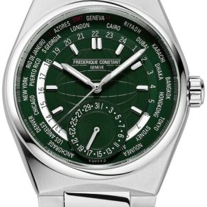 Frederique Constant Herrklocka FC-718GR4NH6B Highlife Grön/Stål