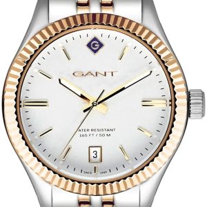 Gant Damklocka G136009 Sussex Silverfärgad/Roséguldstonat stål
