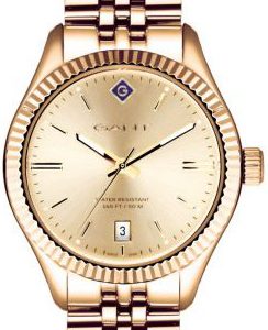 Gant Damklocka G136015 Sussex Champagnefärgad/Roséguldstonat stål