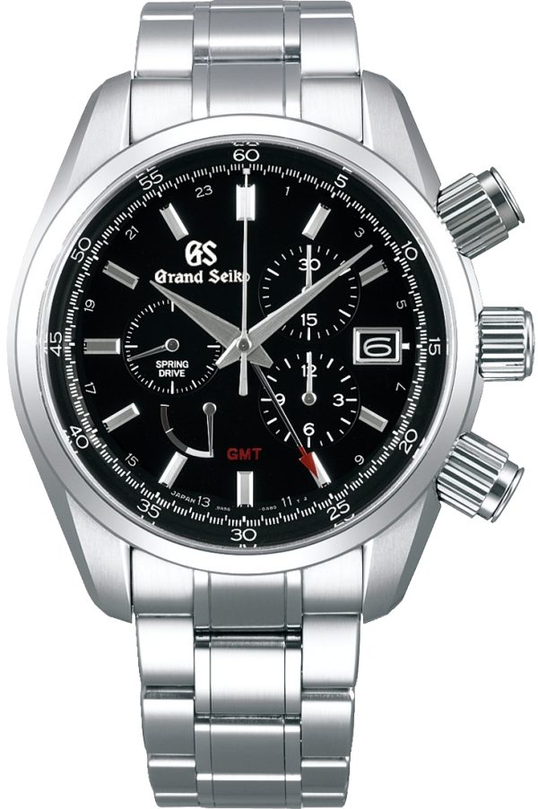 grand seiko herrklocka sbgc203g sport collection svart/stål ø43.5 mm