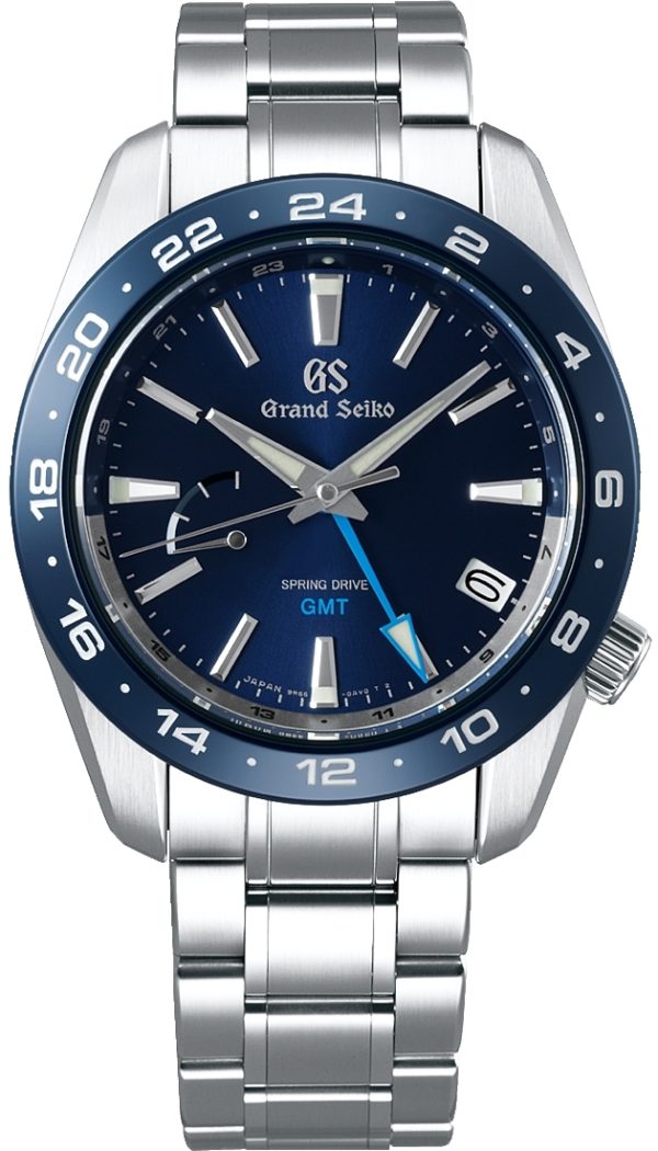grand seiko herrklocka sbge255g sport collection blå/stål ø40.5 mm