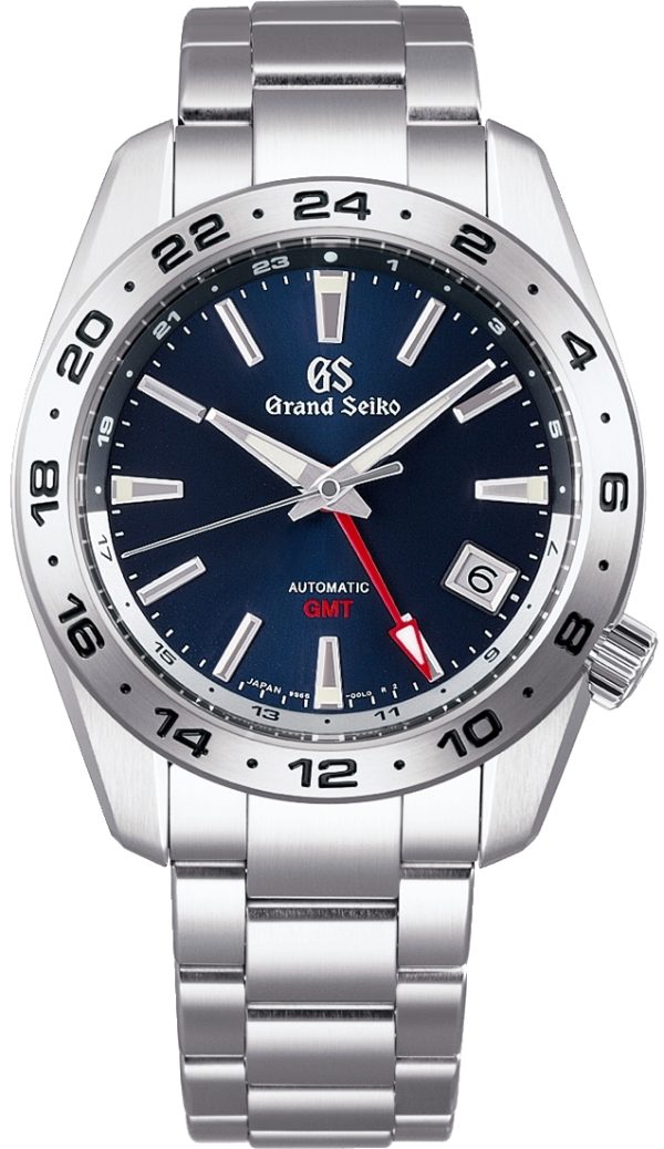 grand seiko herrklocka sbgm245g sport collection blå/stål ø40.5 mm