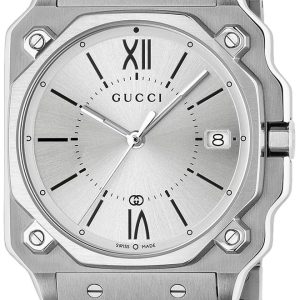 Gucci YA166504 G Flat Silverfärgad/Stål