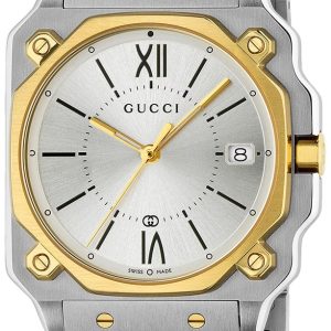 Gucci YA166506 G Flat Silverfärgad/Stål