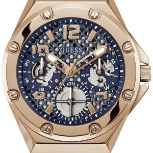 Guess Herrklocka GW0620L3 Asteria Blå/Gummi Ø40 mm