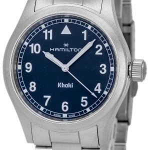 Hamilton Herrklocka H69401140 Khaki Field Blå/Stål Ø38 mm