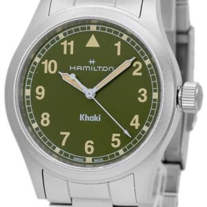 Hamilton Herrklocka H69401160 Khaki Field Grön/Stål Ø38 mm